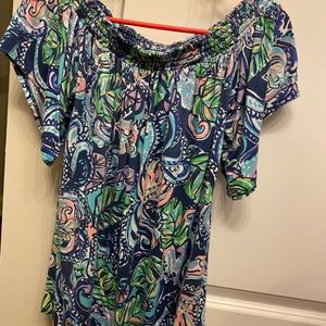 Off the shoulder Lilly Pulitzer top